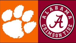 2018 College Football:  (#2) Clemson vs. (#1) Alabama (Film Room) (Full Game)