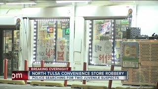 Police are searching for overnight armed robbery suspects