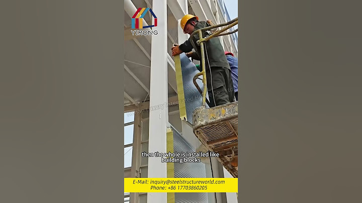 Detailed installation tutorial of steel structure chicken shed exterior wall #construction #building