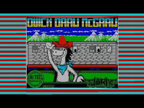 Прохождение игры стрелялки Quick Draw McGraw ZX Spectrum