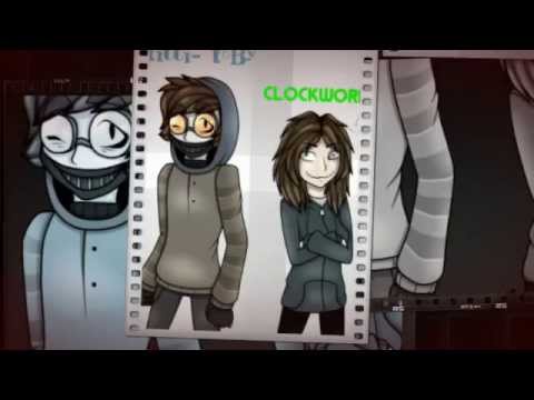 Ticci Toby X ClockWork Jeff X Jane Laughing Jack X Laughing Jill