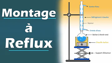 Quel est le rôle du réfrigérant dans le montage à reflux ?