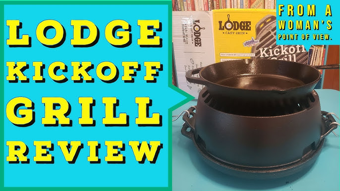 Lodge Cast Iron Kickoff Round 12 in Grill L12RG C1300 NIB