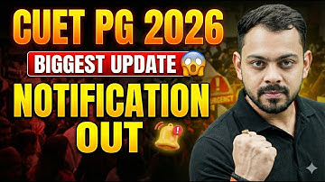 CUET PG 2026 Application Form Out 📑 NTA Official Update 🔥CUET PG 2026 Notification Latest Update