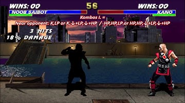UMK3 Arcade - Noob Saibot Character Kombos
