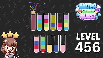 Water Sort Quest Level 456 Solution Walkthrough 🧪