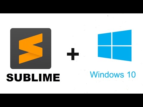 Vidéo: Comment installer et installer Sublime Text sur Windows ?