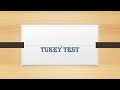 Tukey test anova table