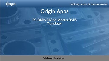 Origin : PCDMIS to Modus Translator