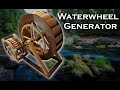 3d Printed Waterwheel Generator