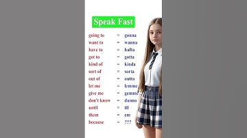 How to speak English fast and fluently every day practice, English with Benja