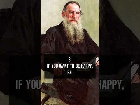 5 Hardest Life Lessons From Leo Tolstoy #motivation #inspiration #quotes