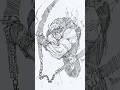 Drawing Uzui Tengen #shorts #satisfying #drawing #anime #demonslayer #tengenuzui #fan #fans #fanart