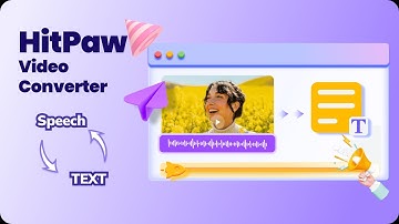 How to Convert Speech to Text｜HitPaw Video converter NEW Version!