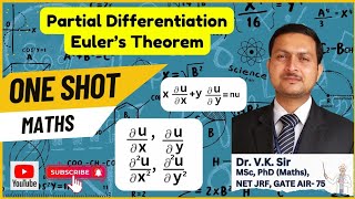 Partial Differentiation | Euler's Theorem | Application | Numericals | One Shot | Maths-1|vkmpoint