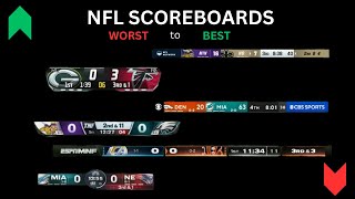 Ranking 'NFL SCOREBOARDS' WORST to BEST!