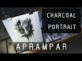 Charcoal portrait rust by aprampar