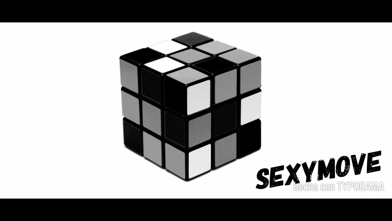 Rubiks Cube Sexy Move Youtube