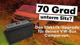 Sitzkonsolenverkleidung mit Belüftung | Elektrik-Upgrade für VW Bus T5/T6 | Joy of Discovery