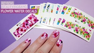 Review: Floral Water Decals BeautyBigBang