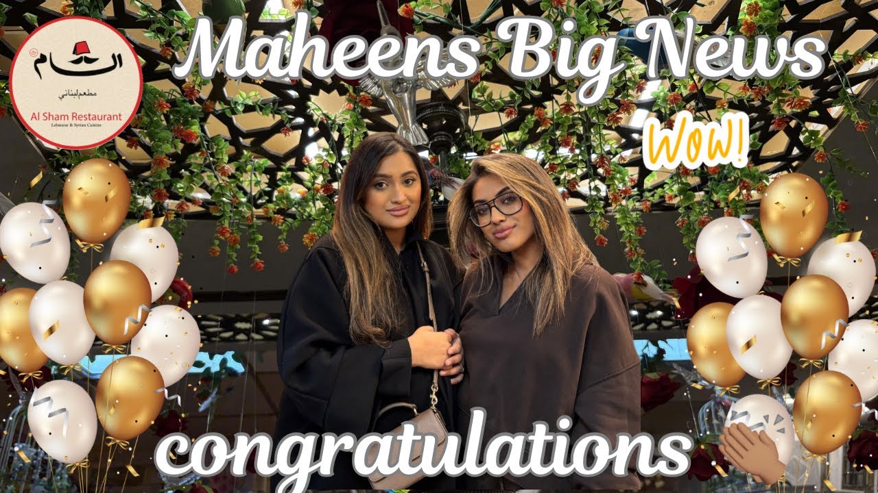 MAHEENS BIG NEWS 🎊 #fypシ #viral #bignews 