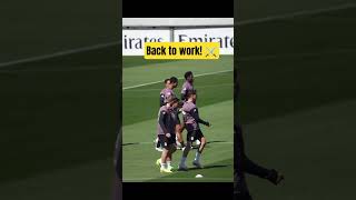 Valverde returns to training! 👑#shorts #realmadrid #valverde