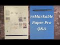 Let's talk about the reMarkable Paper Pro