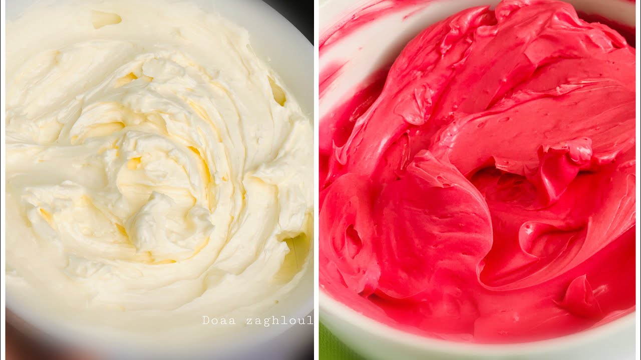 كريمة الزبدة السويسرية الرائعة وأفضل طريقه للحصول علي الألوان ناصعة وجميلة