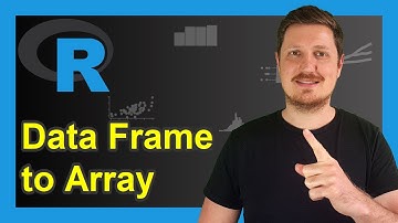 Convert Data Frame to Array in R (Example) | How to Reshape & Transform | Multiple Input Data Frames