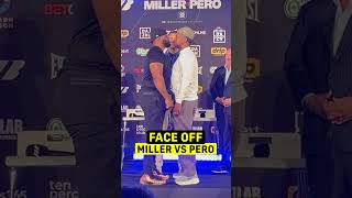 𝗙𝗜𝗥𝗦𝗧 𝗙𝗔𝗖𝗘-𝗢𝗙𝗙!🍿🇺🇸 Jarrell Miller vs. Lenier Pero 🇨🇺 #shorts