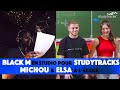 Michou elsa et babakam  lcole et black m en studio pour studytracks