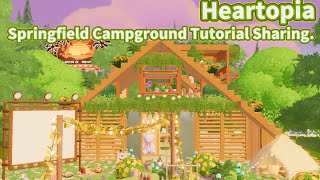 Heartopia-Springfield Campground Tutorial Sharing.#HeartopiaCO
