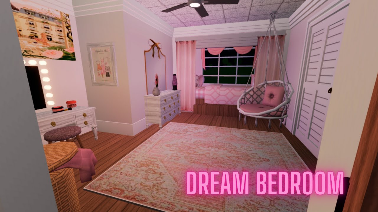 Building MY DREAM BEDROOM in BLOXBURG!! - YouTube