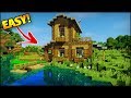 Minecraft: Amazing Starter/Survival House Tutorial - How to Build an Easy House/Base in Minecraft