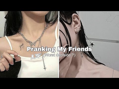 Pranking A-tubers / Friends 🤍🧷