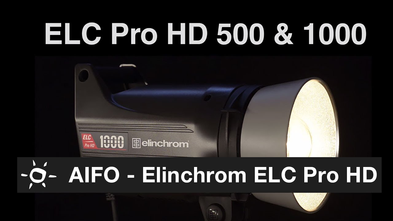 Flash Da Studio Elinchrom ELC PRO HD 1000 - Nero, Per Fotografia Professionale