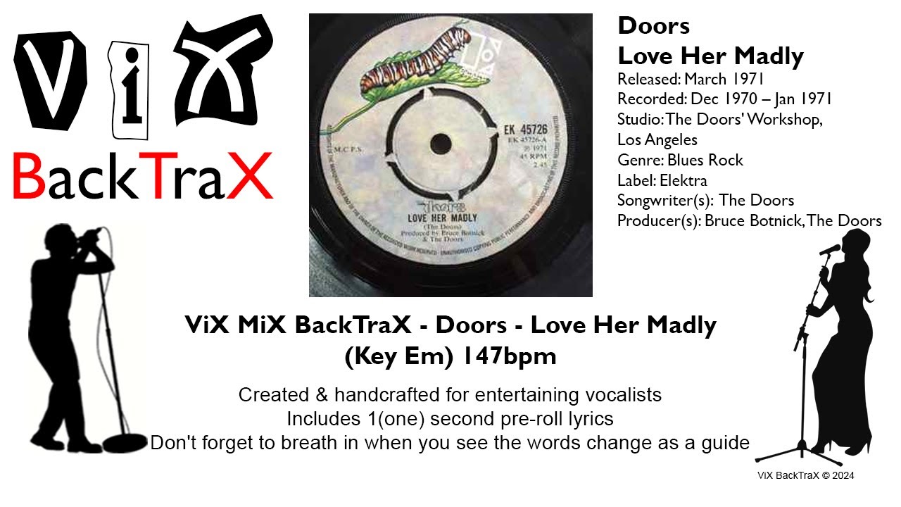 Doors Love Her Madly (Key Em) 147bpm (Original NON VOCAL Master