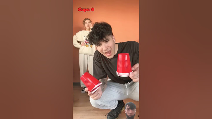 How Many Red Cups Will Hold Up My Little Sister? 🤔 #shorts