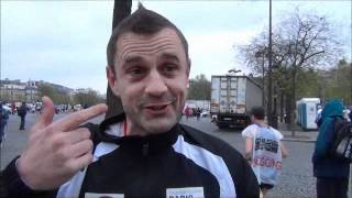 April 15, 2012 - Paris Marathon, before & after