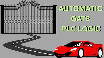 ""Designing an Automatic Gate System with PLC Ladder Logic"