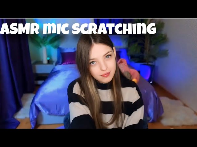 ASMR mic scratching
