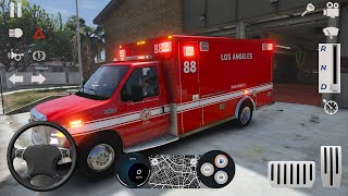 Rescatando a la gente xD | Coche Simulador de Ambulancia screenshot 2