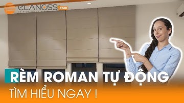 Rèm Roman Tự Động - Rèm Roman Đẹp | Rèm Cửa Elanoss