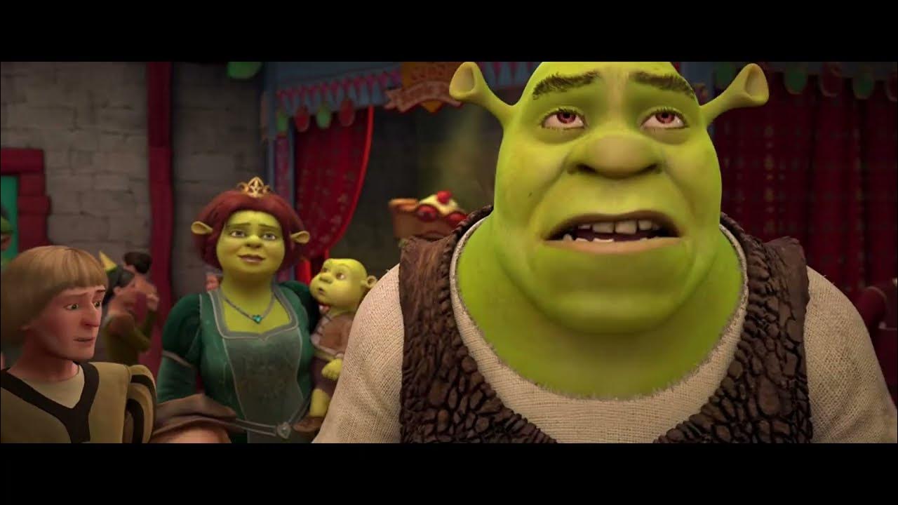 Шрек навсегда 2010. Шрек порычи. Шрек 3 рычи. Shrek Forever after 2010 screencaps. Шрек город