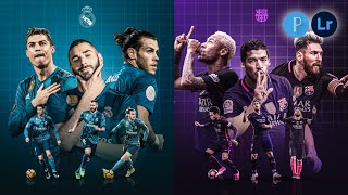 How To Make An Artistic RETRO Sports Poster || How To Make a Football Poster? WITH MOBILE