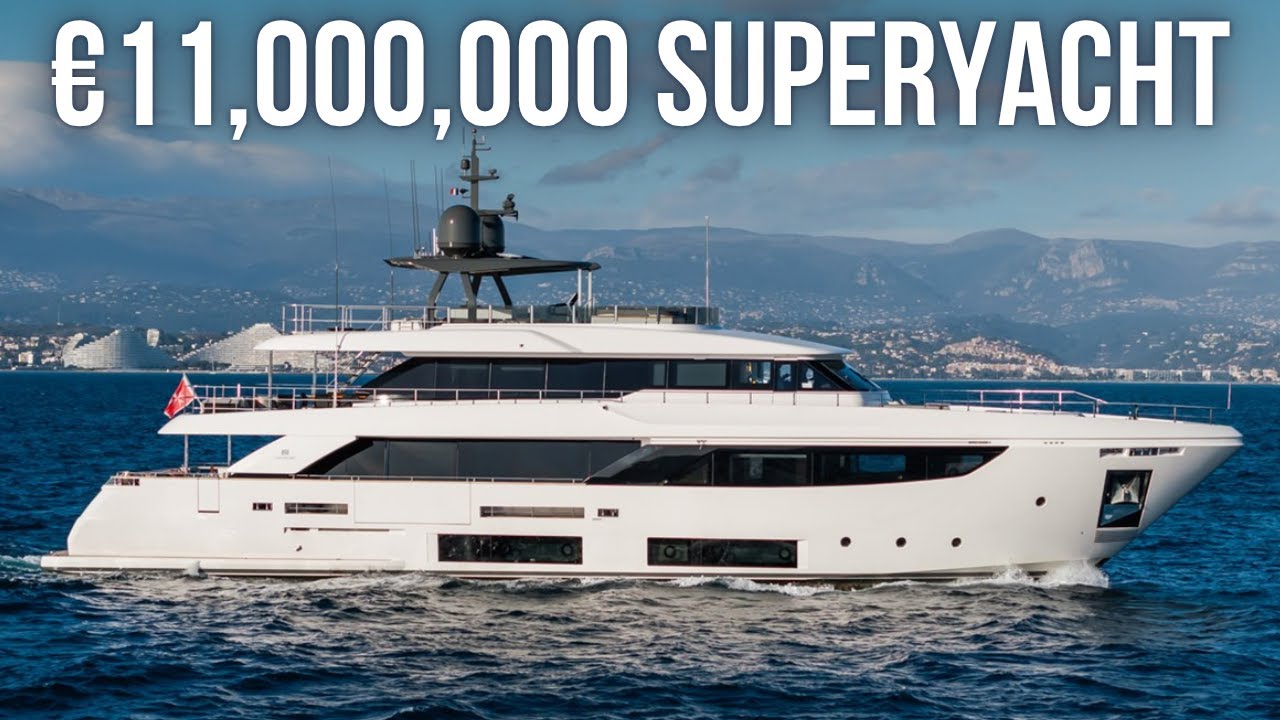 ⁣Touring a Custom Line Navetta 33 SuperYacht | €11,000,000 Super Yacht Walkthrough