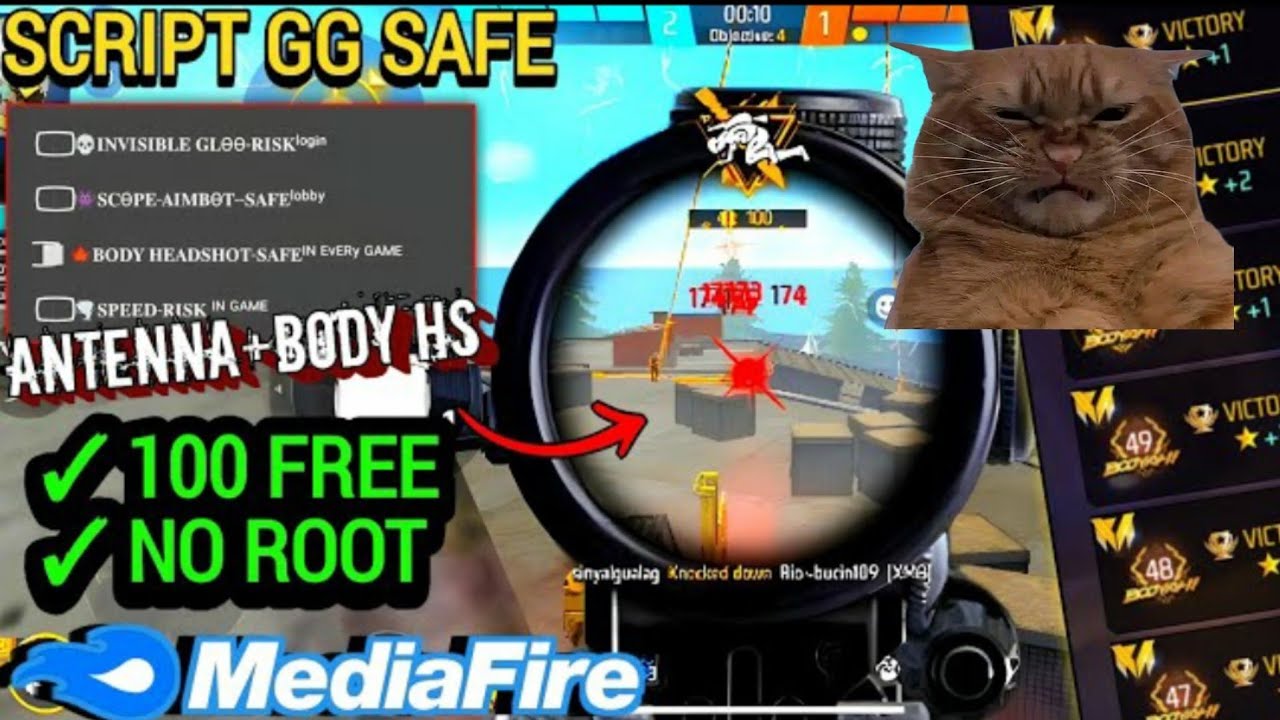 BODY HEADSHOT + ANTENNA Script FF 2026 😱 | No Root 100% Safe Main ID | No Ban No BL Guaranteed | ☑️