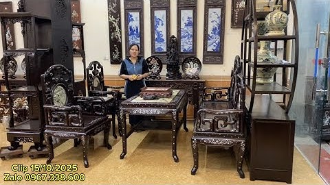 Bộ móc mỏ 6 món, khay trà gỗ trắc, tranh đĩa, tranh tứ quý, gạt tàn, tượng gỗ trắc,…