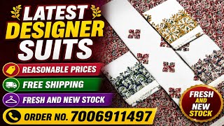 Latest designer suits | Reasonable prices | Fresh and new stock | Order No. 7006911497