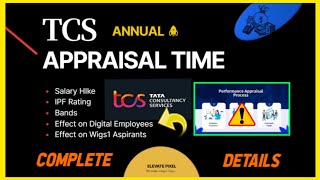 TCS Annual Appraisal Time 💵 | Bands, Hike Percentage, | Wings1 🚫 #tcs #wings1 #appraisal #hike